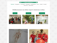 rehasportzentrum-gotha.de Webseite Vorschau