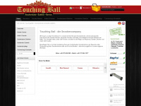 touchingball-shop.de Webseite Vorschau