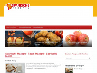 spanische-rezepte.net Webseite Vorschau