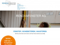 renovafenster.ch Webseite Vorschau