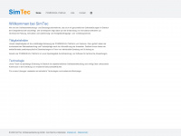 simtec.cc Webseite Vorschau
