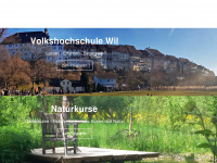 vhs-wil.ch Webseite Vorschau