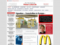 riesa-lokal.de Webseite Vorschau