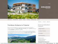 apartment-edelweiss.it Webseite Vorschau