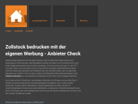 zollstock-bedrucken.de Webseite Vorschau