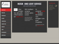 musikundlichtservice.eu Webseite Vorschau