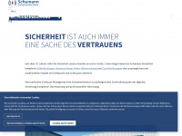 schumann-sicherheit.de Webseite Vorschau