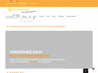 biomazing.ch Webseite Vorschau