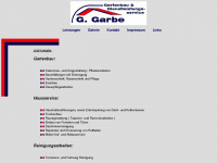 gartenbau-garbe.de Webseite Vorschau