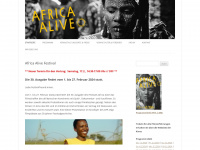 africa-alive-festival.de Webseite Vorschau
