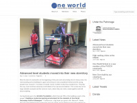 oneworldschool-tanzania.org Webseite Vorschau