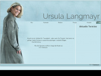 ursula-langmayr.net Webseite Vorschau