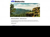 belokuricha.com Webseite Vorschau