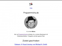 programmicha.de Webseite Vorschau