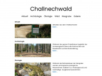 challnechwald.ch Webseite Vorschau