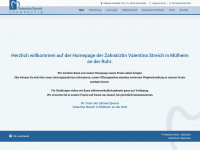 zahnarztpraxis-streich.de Webseite Vorschau