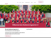 musikverein-eggenertal.de Webseite Vorschau