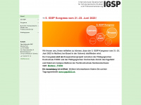 ig-sp.org Webseite Vorschau