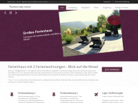 ferienhaus-trabentrarbach.de Webseite Vorschau