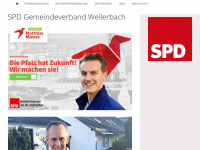 spd-gemeindeverband-weilerbach.de Webseite Vorschau