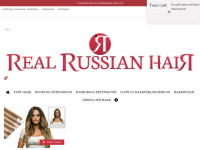real-russian-hair.com Webseite Vorschau
