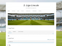 3-liga-live.de Webseite Vorschau