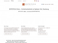 estetica-clinic.de Webseite Vorschau