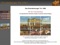 brandenburger-tor-1989.de Webseite Vorschau