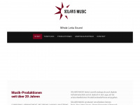 solarismusic.de Webseite Vorschau
