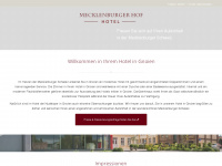 hotel-mecklenburgerhof.de Webseite Vorschau