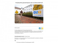 therapiezentrum-konsumhof.de Webseite Vorschau