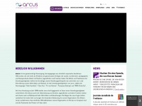 arcus.lu Webseite Vorschau