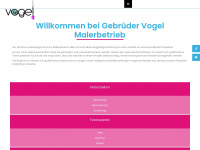 vogel-malerbetrieb.ch Webseite Vorschau