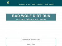 bad-wolf-run.de Webseite Vorschau