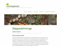lemminghausen.de Webseite Vorschau