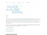 wolkenmusik.de Webseite Vorschau