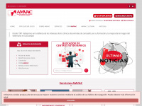 amvac.es Webseite Vorschau