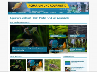 aquarium-welt.net Webseite Vorschau