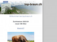 top-braun.ch Webseite Vorschau