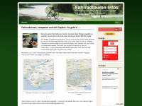 fahrradtouren-infos.de Webseite Vorschau