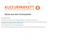 kulturparkett-rhein-neckar.de Webseite Vorschau