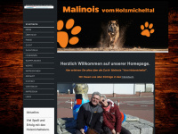 malinois-holzmicheltal.de Webseite Vorschau