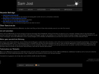 samjost.de Webseite Vorschau