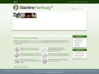 slackline-hamburg.de Webseite Vorschau