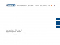 matrix-innovations.com Webseite Vorschau