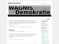 wagnisdemokratie.wordpress.com Webseite Vorschau