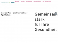 medicaplus.ch Webseite Vorschau