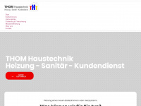 thom-haustechnik.de Webseite Vorschau