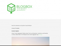 blogboxapp.de Webseite Vorschau
