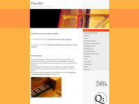 pianoart.info Webseite Vorschau